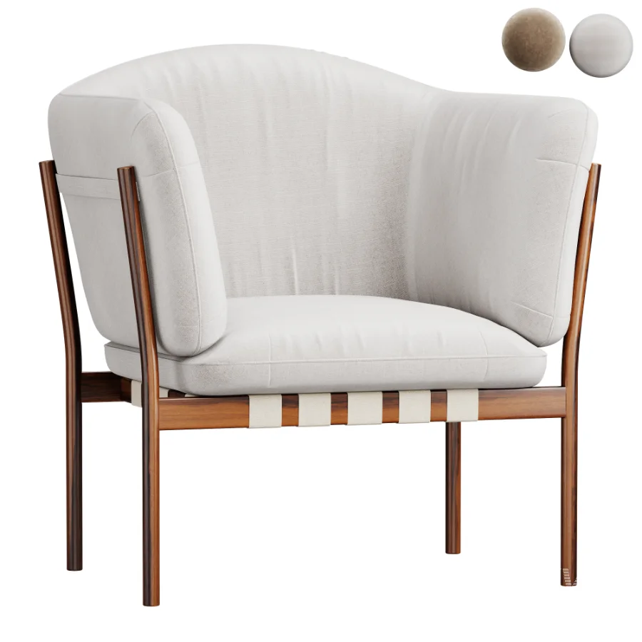 DOWEL_Leather_armchair - Image 1
