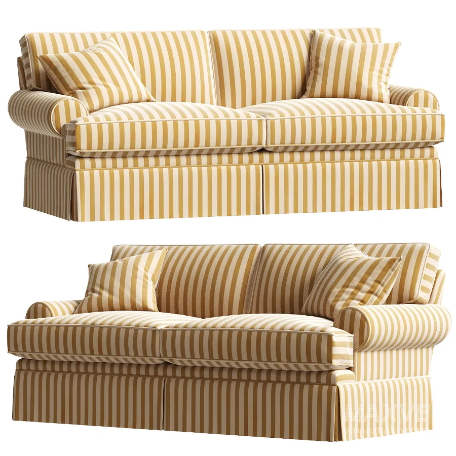 Maya Sofa Stripe Sunbrella - Image 3