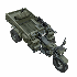 Military Tactical Trike Bike 3D Model - Thumbnail 5