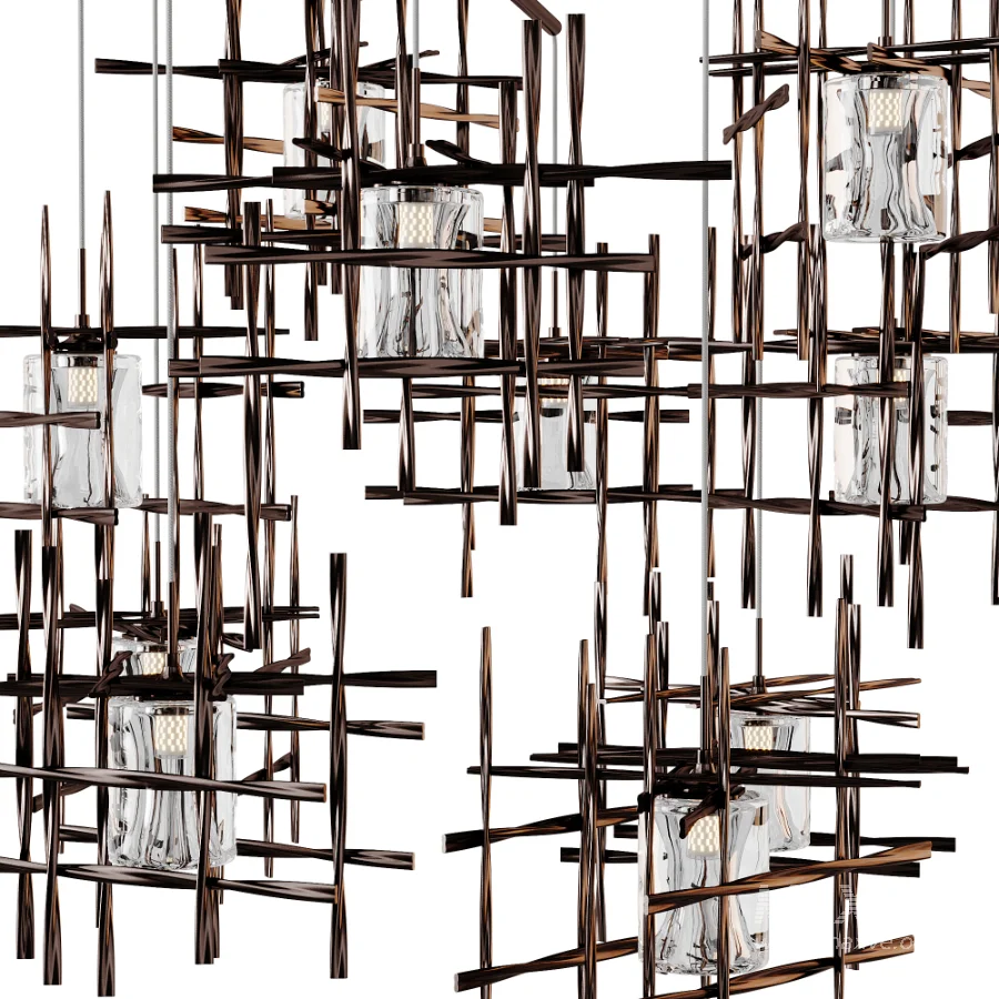 Tura Round Multi Light Pendant - Image 7
