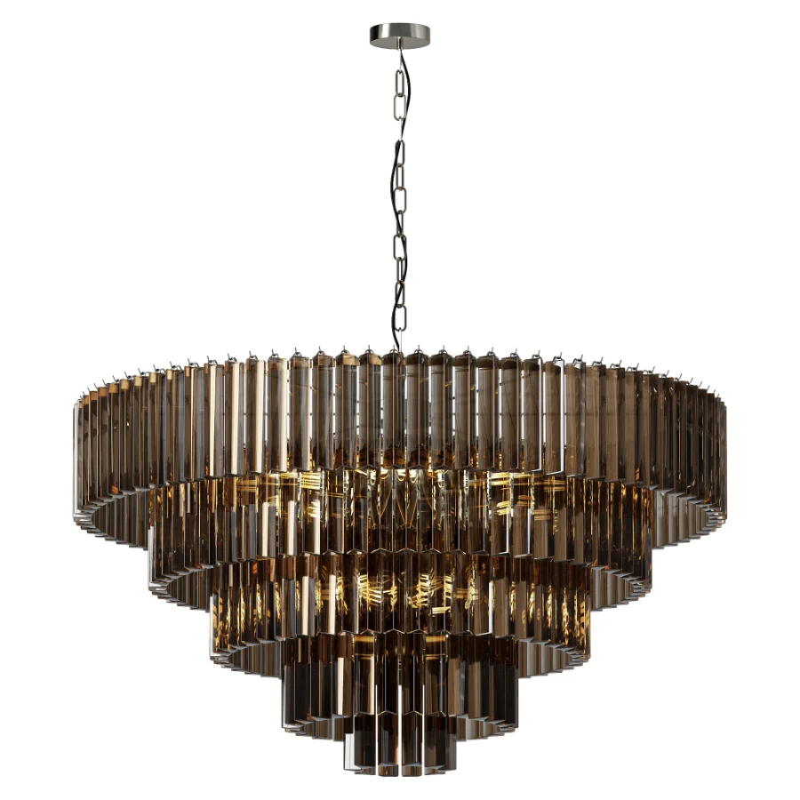 Trihedron Smoky 14 Light Chandelier - Image 2