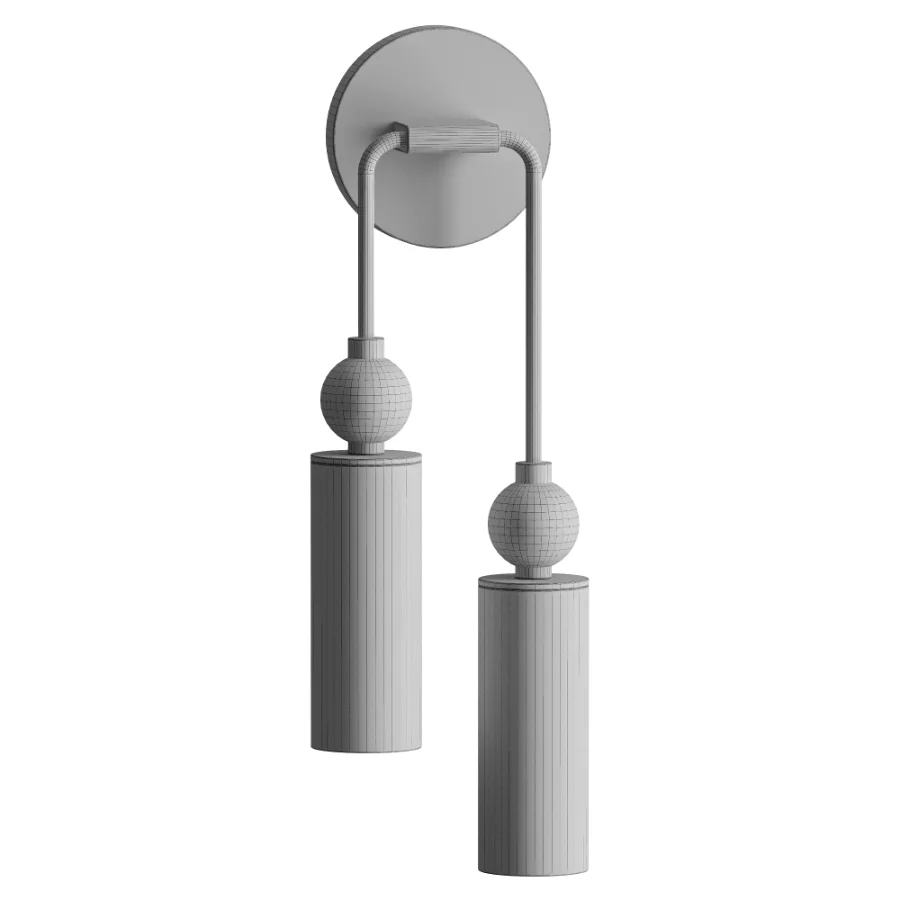 Harlin Alabaster Wall Lamp 2 heads - Image 3