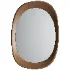 Asymmetrical Wooden Frame Mirror 03 - Thumbnail 1