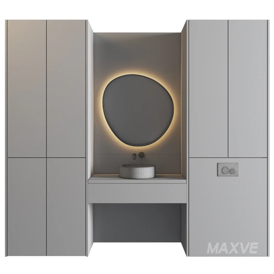 Bathroom Furniture Set 01 - Image 3