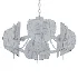 Modern Wagon Wheel 6-Light Chandelier - Thumbnail 4