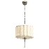 Chandelier with a fabric shade and a green tassel Green Tassel - Thumbnail 1