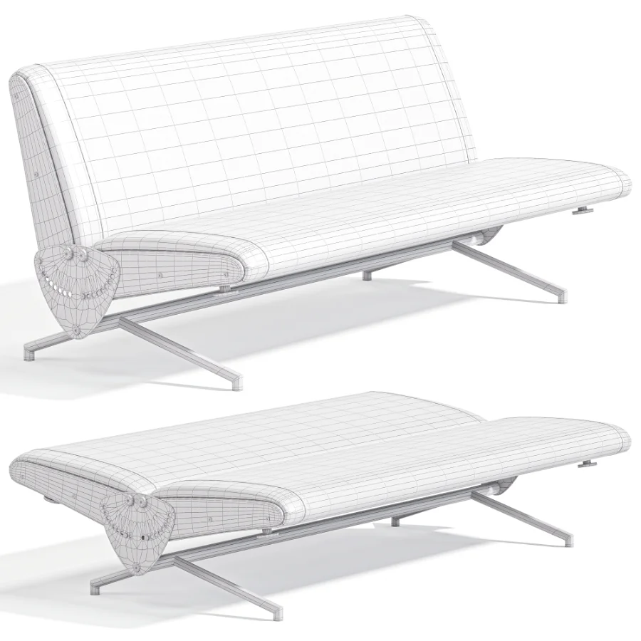 D70 Sofa Fully Reversible Cult By Tecno - Image 7