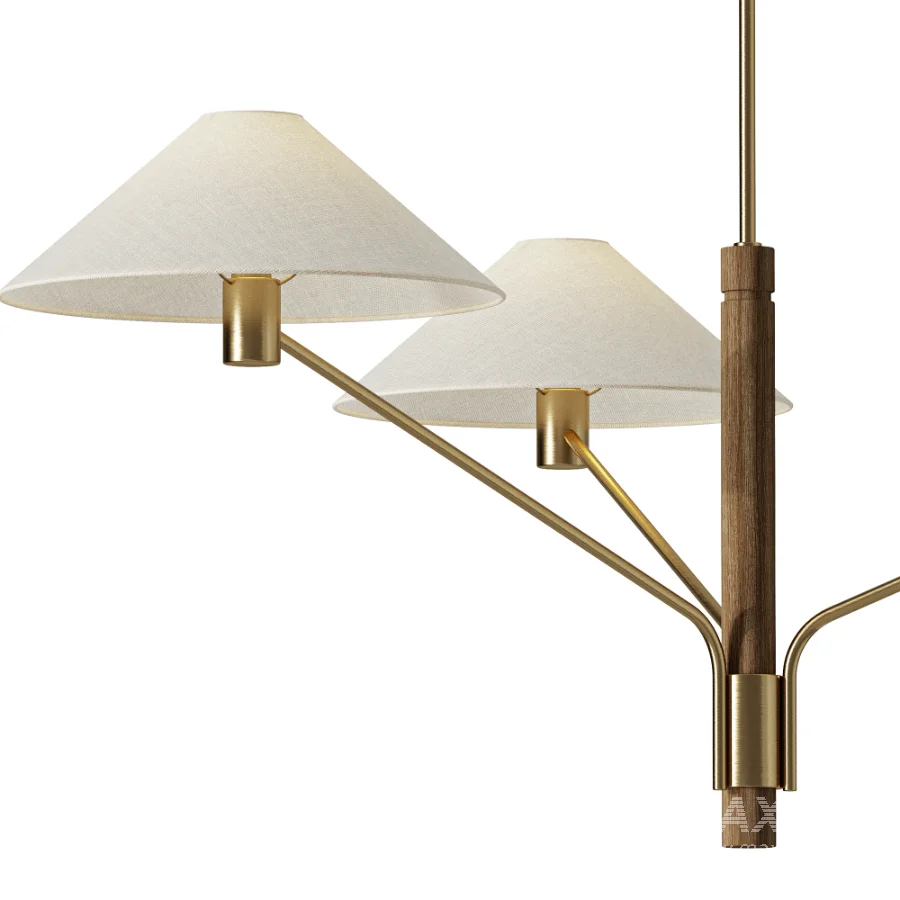 Devon 3 Light Chandelier - Image 2