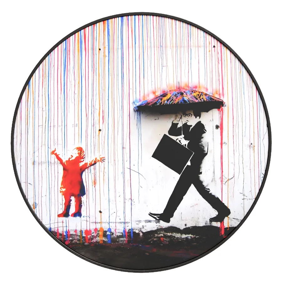 Coloured Rain painting - Image 3