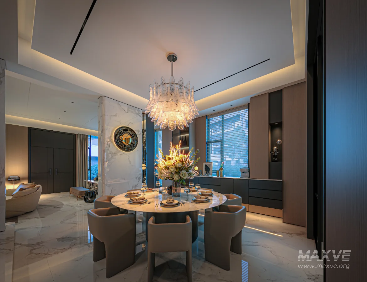 Modern living room dining room - Image 3