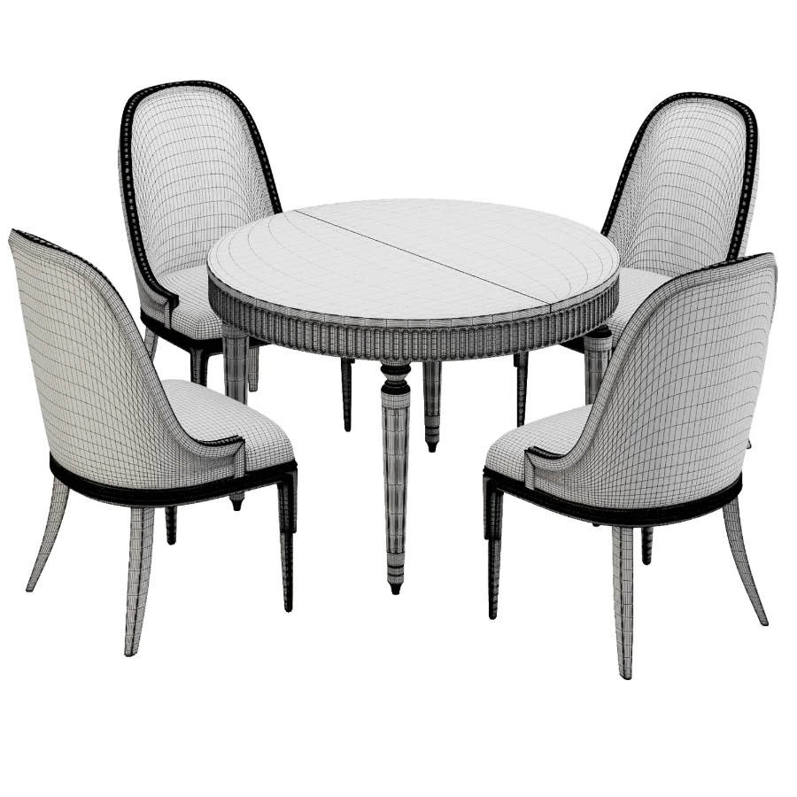 Dinning chair and table363 - Image 4