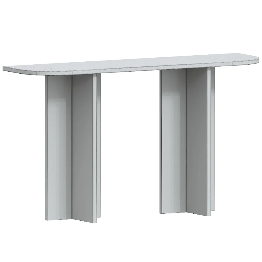 Sculptural Nero Console Table - Image 1