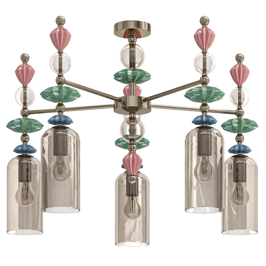 Chandelier on a rod Odeon Light BIZET 5C - Image 3