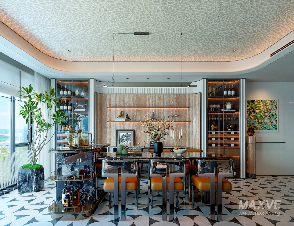 Modern luxury living and dining room - Image 5