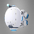 Cute Futuristic Robot Character - Thumbnail 2