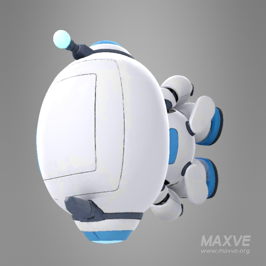 Cute Futuristic Robot Character - Image 2
