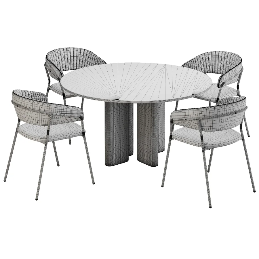Dinning chair and table354 - Image 5