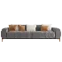 Sofa 4 Lugares Sala de Estar Base de Madeira - Thumbnail 1