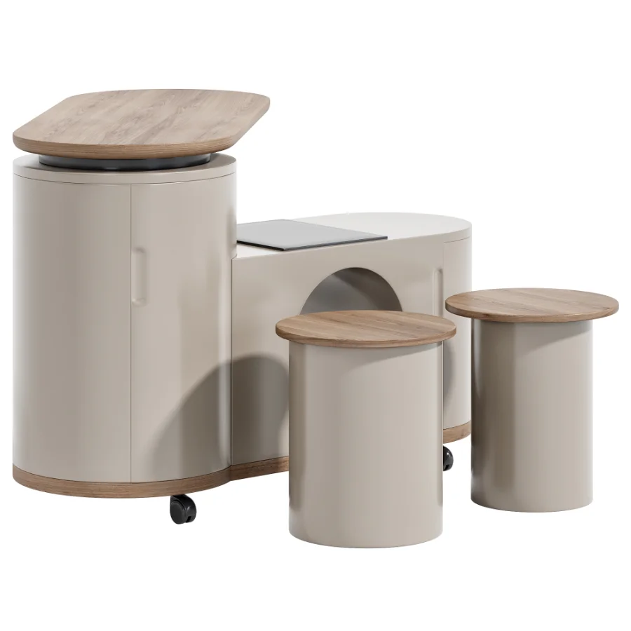 Multifunctional Smart Tea Table Work Desk - Image 1