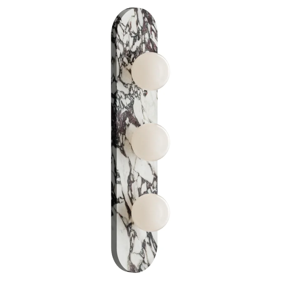 Modulo Marble Wall Lamp 3 heads - Image 1