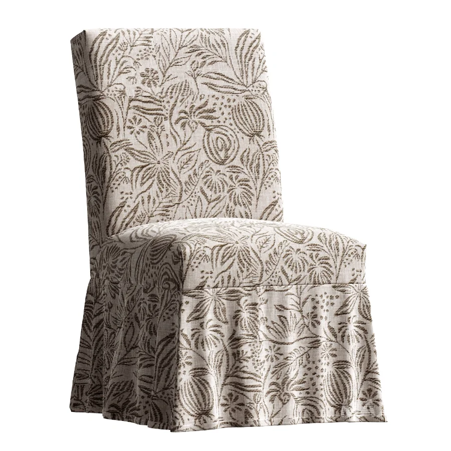 LoveShackFancy Slipcovered Side Chair - Image 4