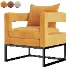 ALEX_NAVY_VELVET_CHAIR - Thumbnail 1