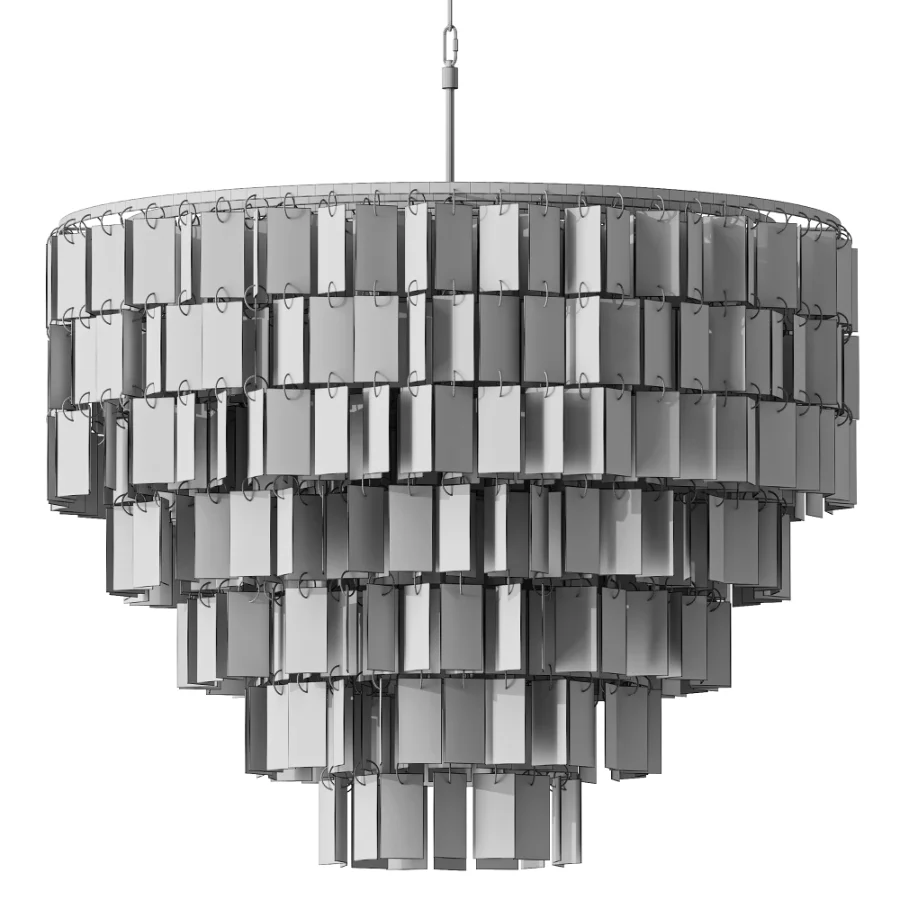 ALOADecor Capiz Shell Farmhouse Chandelier - Image 1