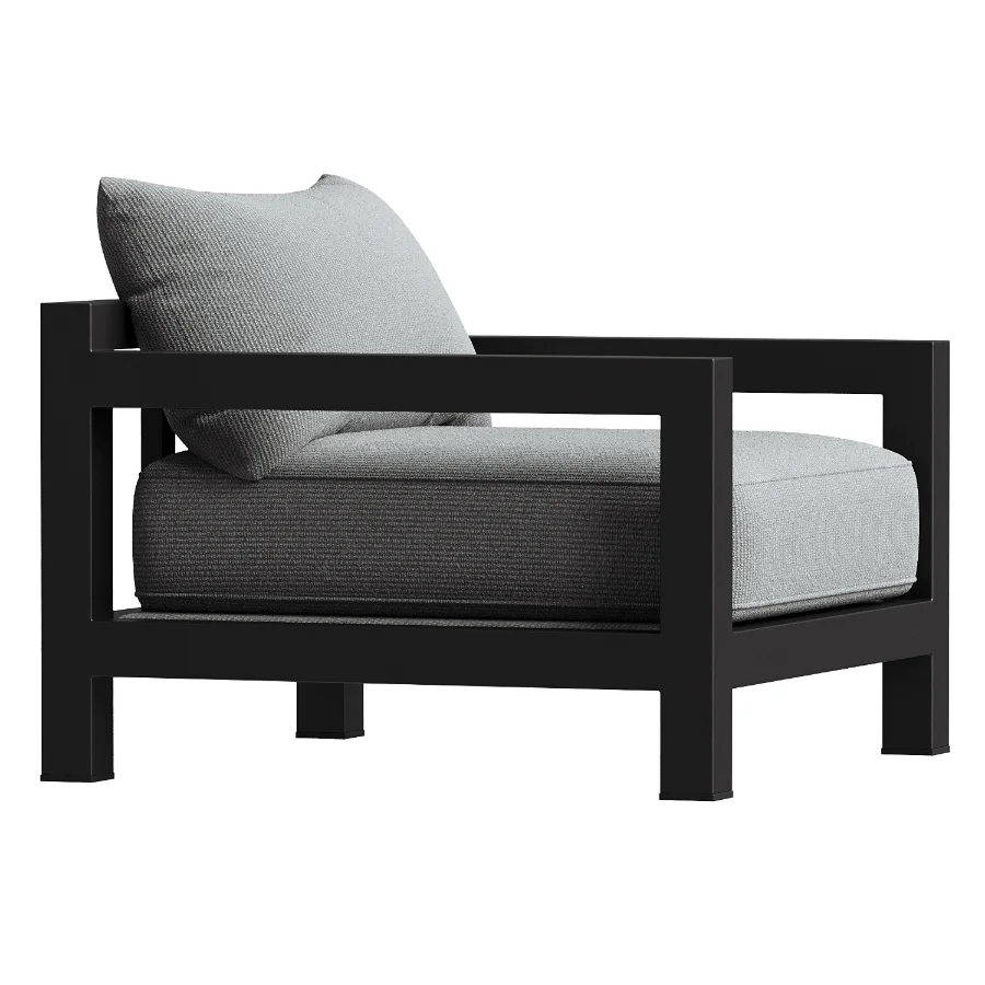 Pacific Aluminum Lounge Chair - Image 1