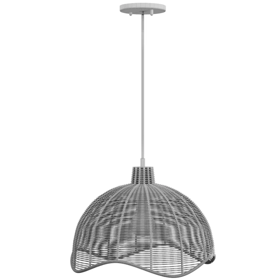 Farmhouse Rope Pendant Light - Image 2