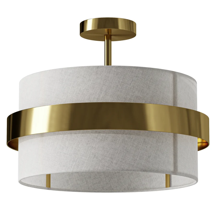 Freya Bride Fabric Ceiling Lamp - Image 2