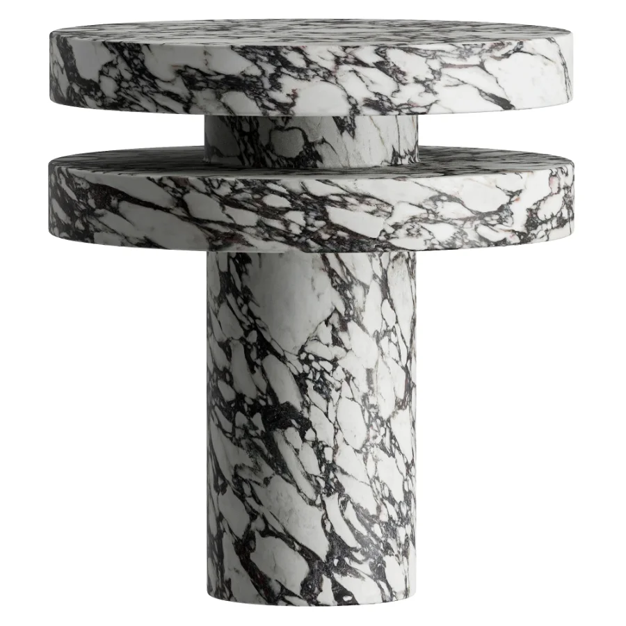 Pillar Marble Table Lamp - Image 2