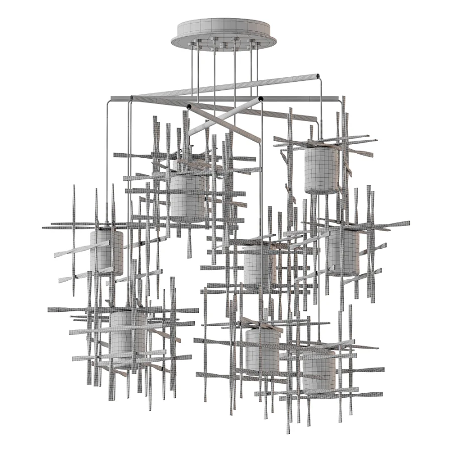 Tura Round Multi Light Pendant - Image 10