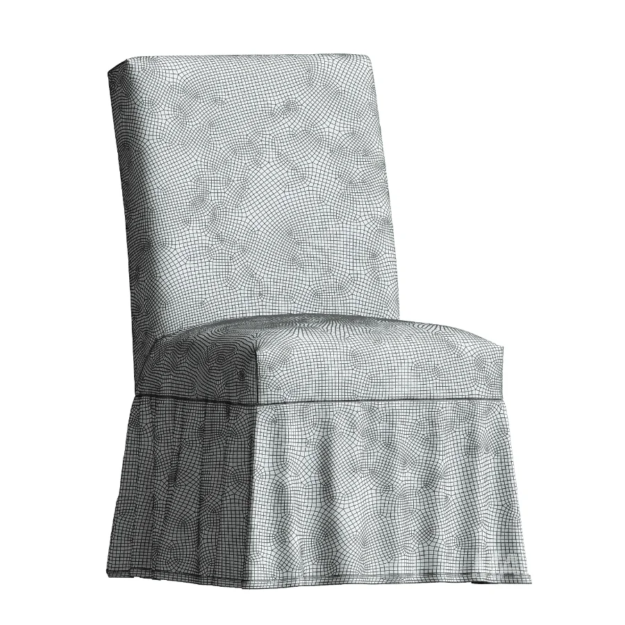 LoveShackFancy Slipcovered Side Chair - Image 3