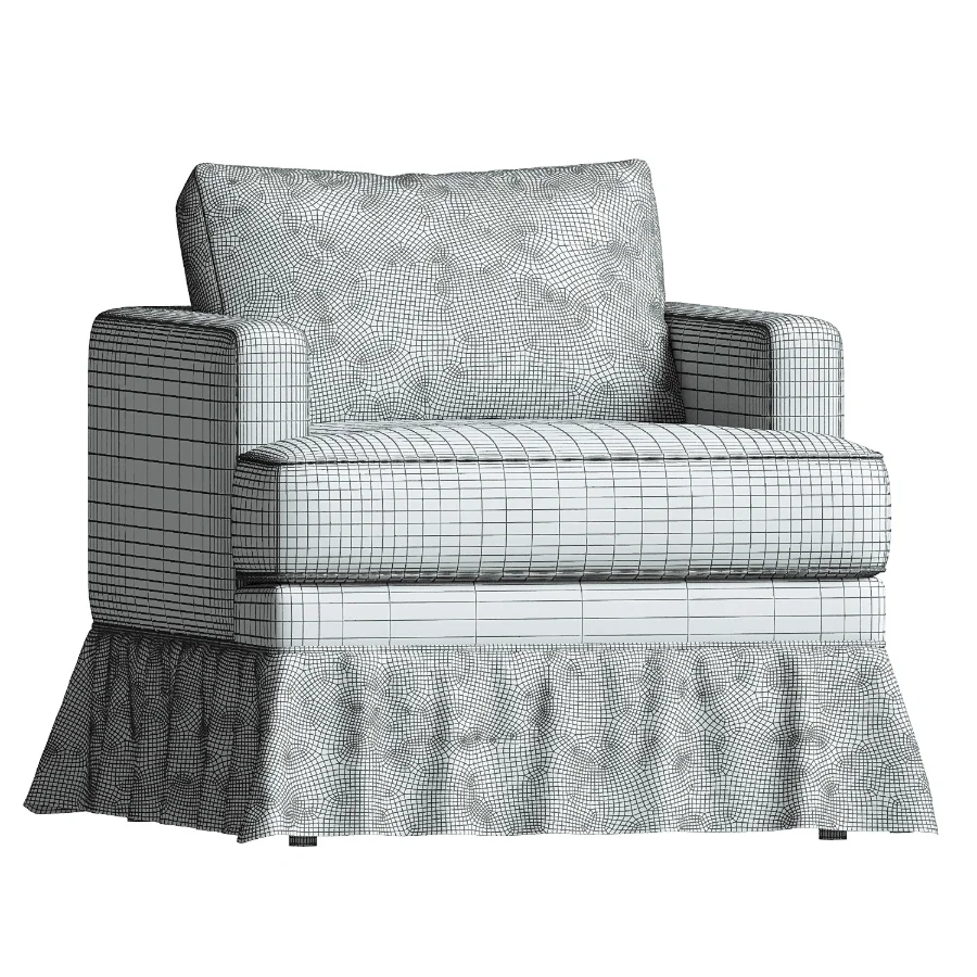 Bowen Ruffle Chair - Image 2