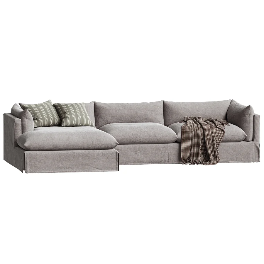 Reggio Slipcover Chaise Sectional - Image 2