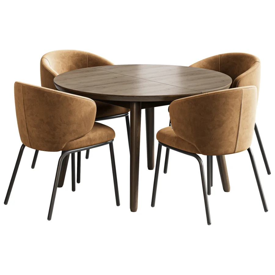 Campo Chair Fjord Dining Table - Image 1