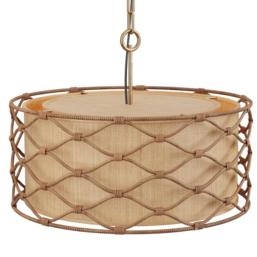 Partita Rattan Light Pendant - Image 1