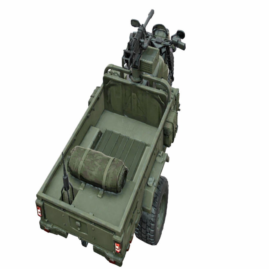 Military Tactical Trike Bike 3D Model - Image 1