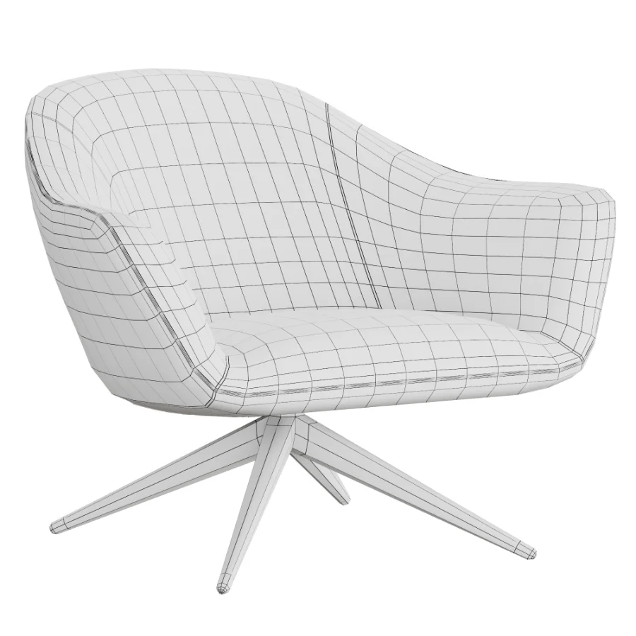 MAD_CHAIR_Trestle_based_armchair - Image 1