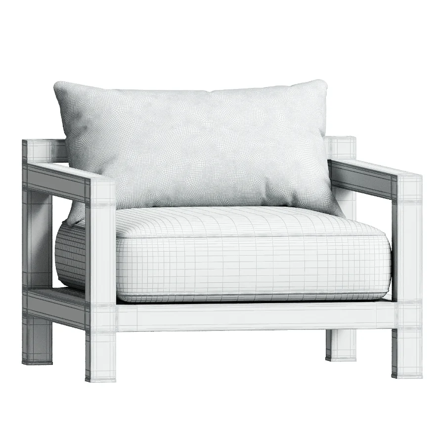Pacific Aluminum Lounge Chair - Image 5