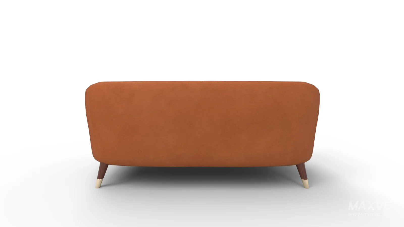 Steffan Wide Velvet Flared Arm Sofa - Image 6