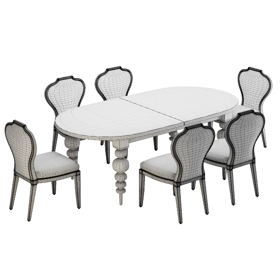 Dinning chair and table370 - Image 4