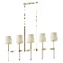 DEMIAN LONG slatted chandelier - Thumbnail 1