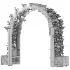 Wooden Garden Arbor 05 - Thumbnail 1