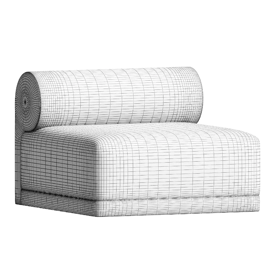 Carson Modular Armless Accent Chair - Image 2