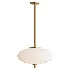 Parlait 1 Light Dimmable Modern Brass LED Pendant Light - Thumbnail 2