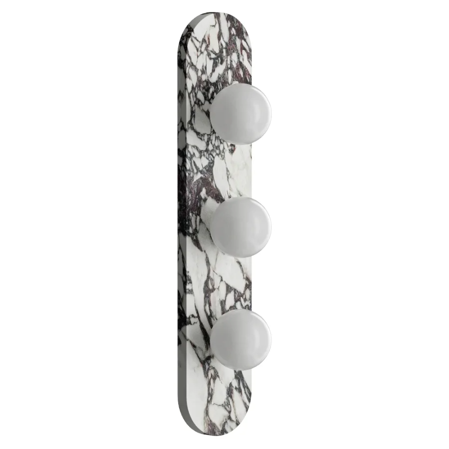 Modulo Marble Wall Lamp 3 heads - Image 2