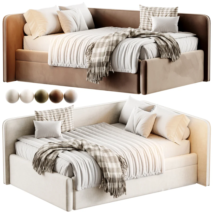 Childrens soft sofa bed Leo - Image 1