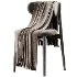 Thorvall Velour Black Chair - Thumbnail 2