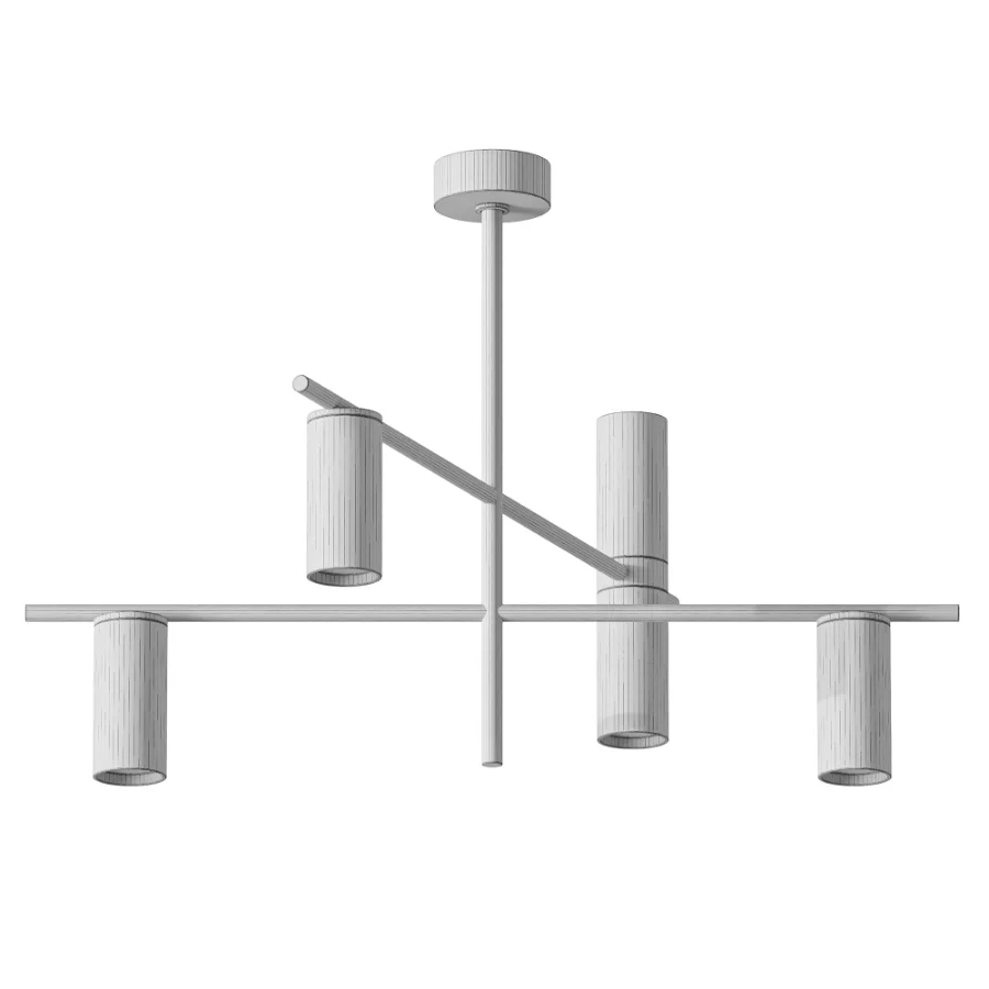 Caelithra Nordic Long Cylinder Chandelier - Image 3